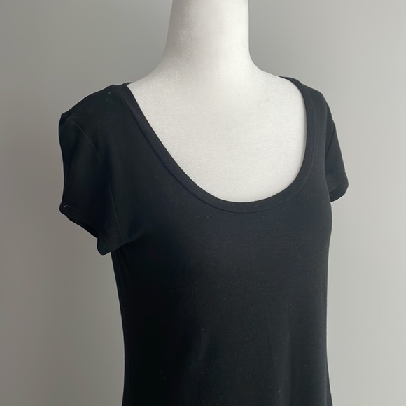 Mossimo Black T-Shirt Dress - Picture 2 of 3